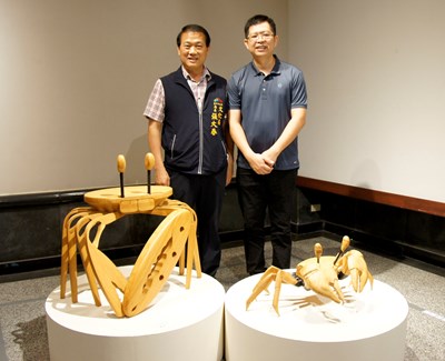 吳明錩竹藝創作展　展現蛋形曲面竹工藝美學